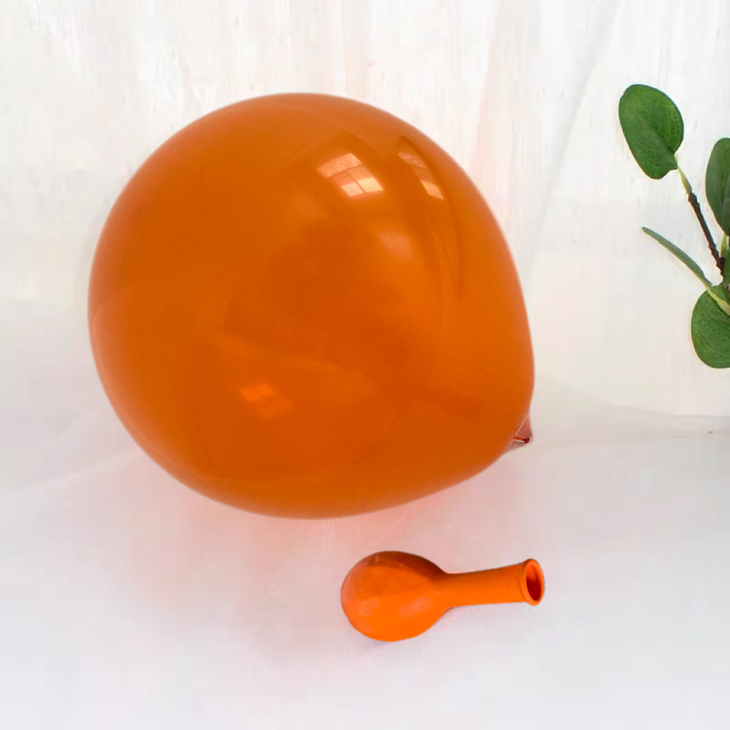 Wholesale Custom Printed Orange Matte Balloons - Haorun's Finest Collection